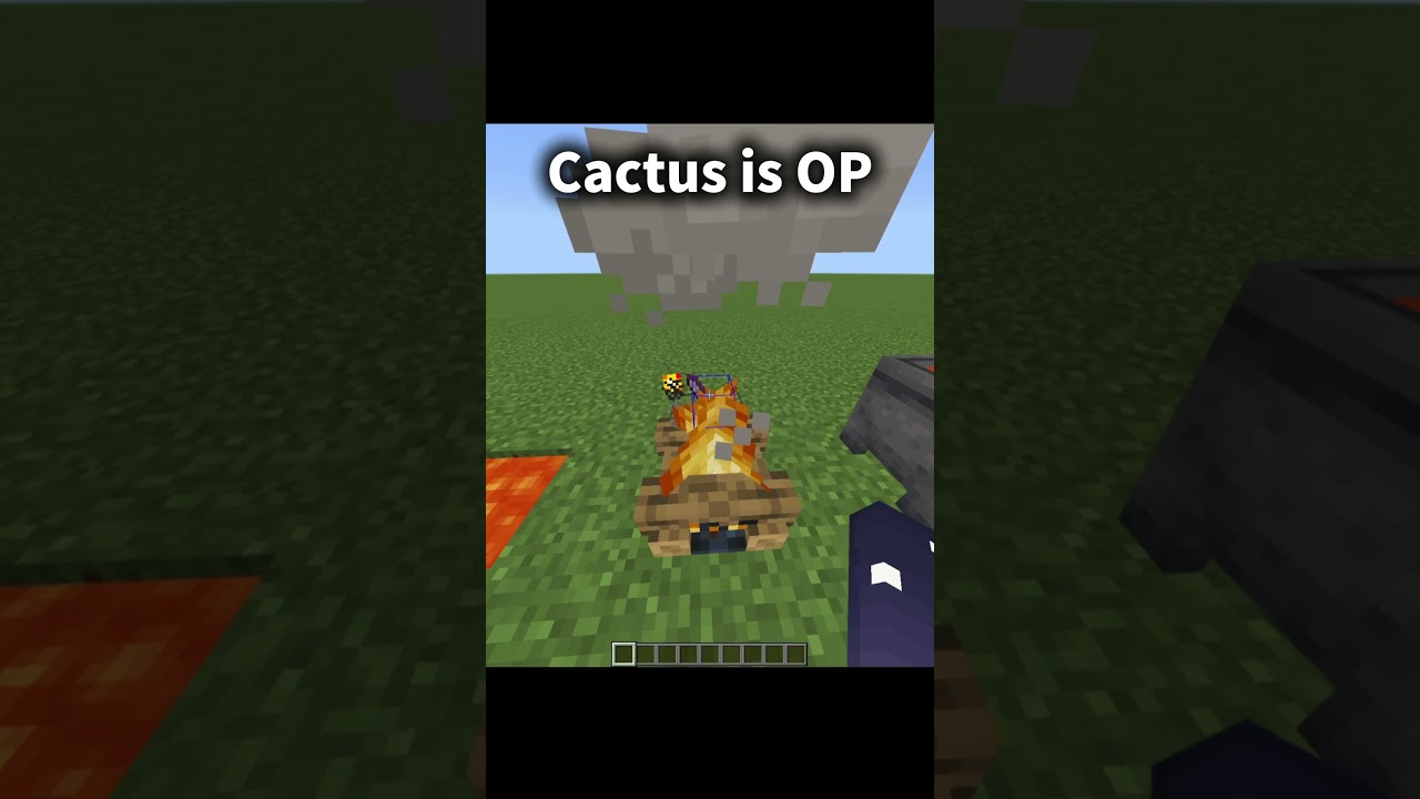 Cactus is OP #minecraft #gaming #trending