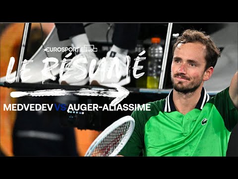OPEN D'AUSTRALIE 2024 - Medvedev sort le grand jeu dans son choc face à Auger-Aliassime