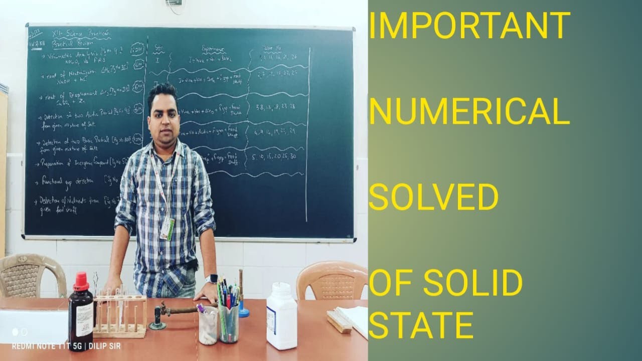 IMPORTANT NUMERICAL SOLVED OF SOLID STATE👌👍