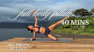 40 MIN full body Pilates workout // all levels // no props needed