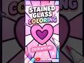 Stained Glass Heart Coloring 💖 | Relaxing Color With Me!