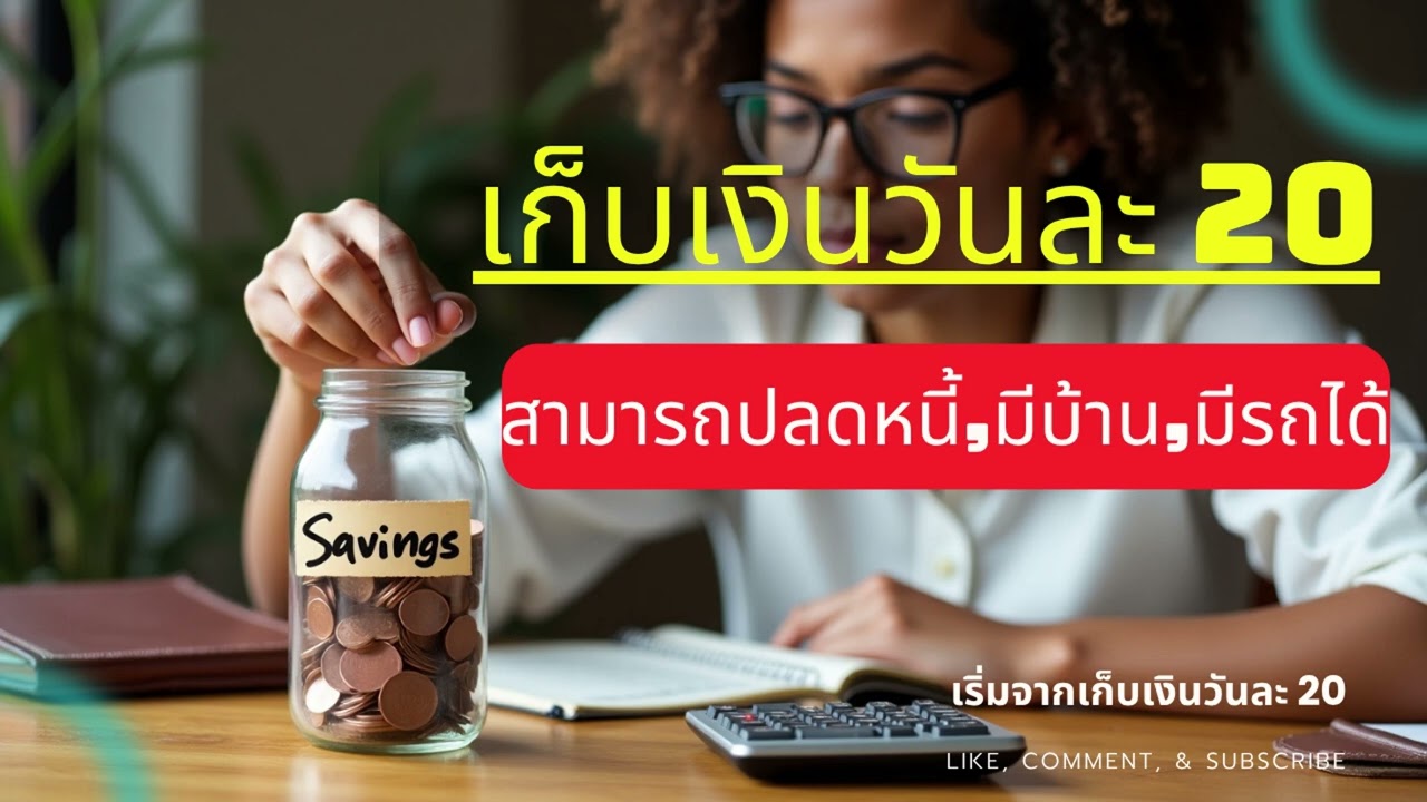 เก็บเงินวันละ 20 สามารถปลดหนี้-มีบ้าน-มีรถได้