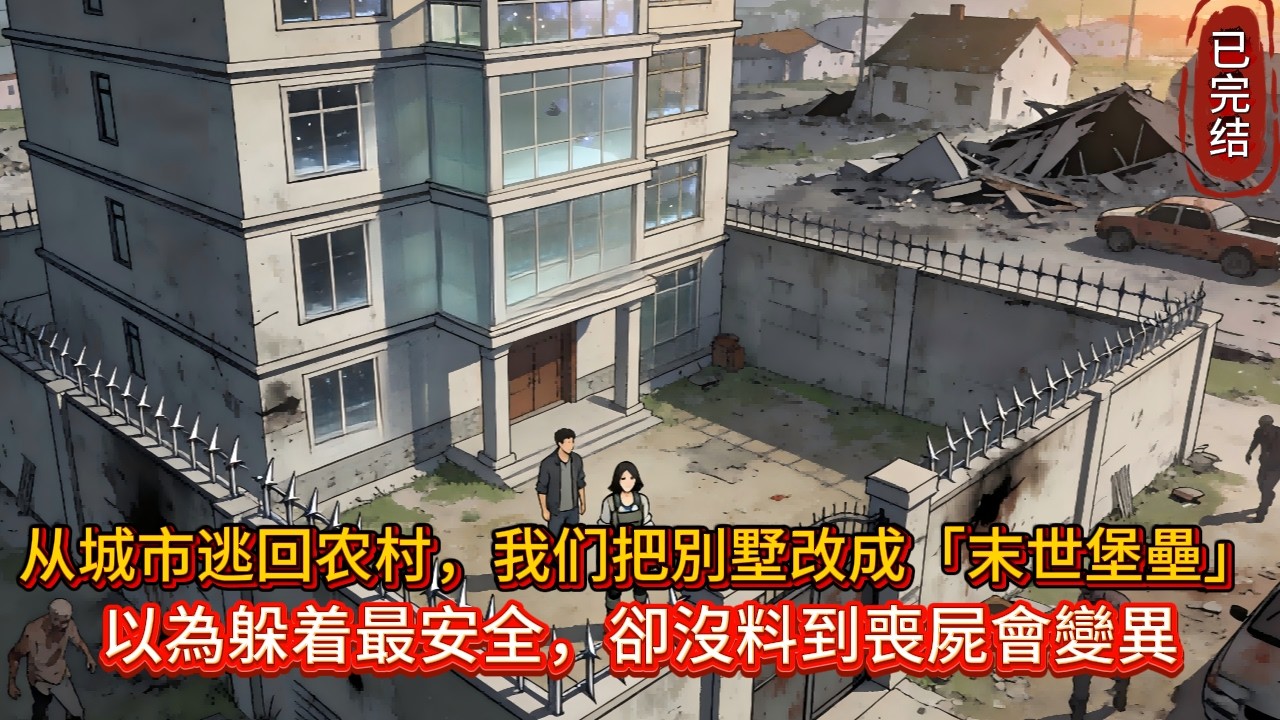 醫生男友凌晨突發警告：「喪屍要來了！」我以為開玩笑，直到他滿身血撞開門…我們狂掃超市、從城市逃到農村，修建「末日堡壘」！#小說 #小說推荐 #完结文 #末世小說 #novel  #comics #末世