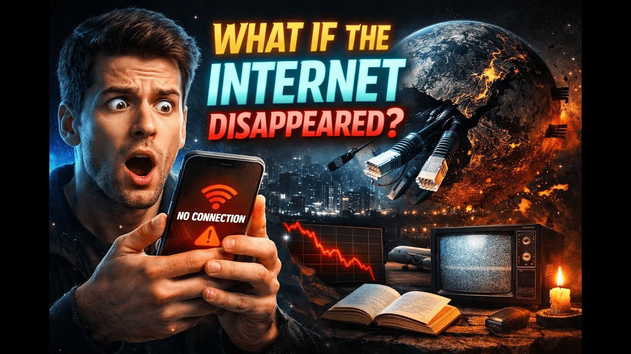 What If the Internet Disappeared for One Day?⚡ | Shocking Scenario!😱