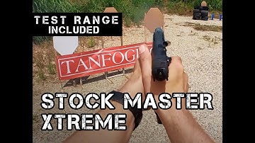 Tanfoglio STOCK MASTER XTREME - Gun presentation and shooting range test - ENG Language
