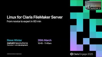 Day 2 [Winter S] Linux for Claris FileMaker Server: From Novice to Expert in 60 minutes