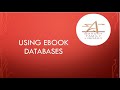 Ebook databases