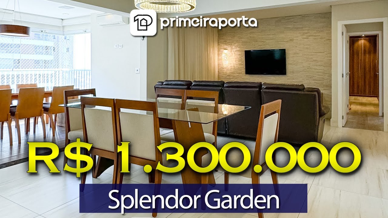 Apartamento Mobiliado de 122m² no Splendor Garden, Condomínio Clube em ...