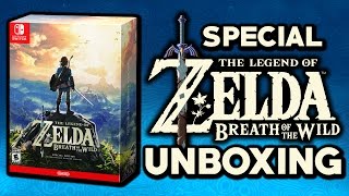 The Legend of Zelda: Breath of the Wild Special Edition Unboxing & Showcase (ENGLISH / US VERSION)