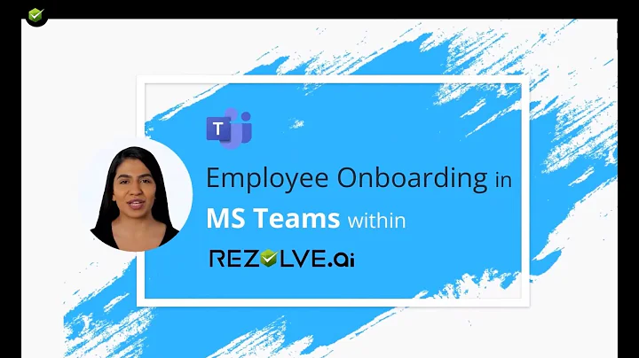 Rezolve.ai: Employee Onboarding within Microsoft Teams