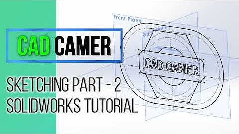 Solidworks Tutorial | Fillet-Chamfer, Offset, Trim-Extend, Pattern, Move-Copy, Rotate and Scale #cad