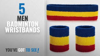 Top 10 Men Badminton Wristbands [2018]: ONUPGO Sweatband Headband Wristbands Set, Cotton Striped