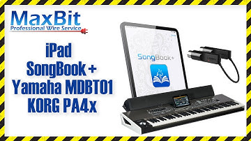 iPad oraz SongBook+  Bezprzewodowe połączenie z Korgiem PA4X