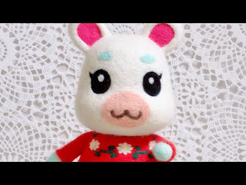 あつ森】ゆきみ メイキング【羊毛フェルト】The process of making