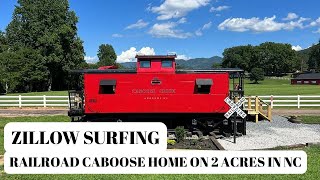 Zillow Surfing: Restored 1933 Railroad Caboose on 2 Acres and a Creek Just $289,000