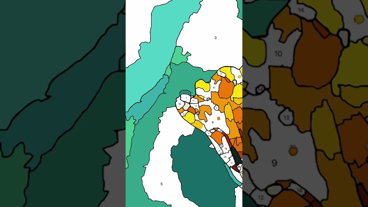 Vibrant Flower - Color by number