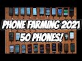 Phone Farm 2021 | Is It Worth It? | 50 Phone Farm | Nioxy Hustles