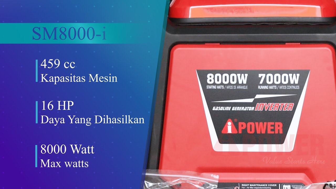 TUTORIAL - SMART GENERATOR INVERTER GENSET SM8000-i AIPOWER