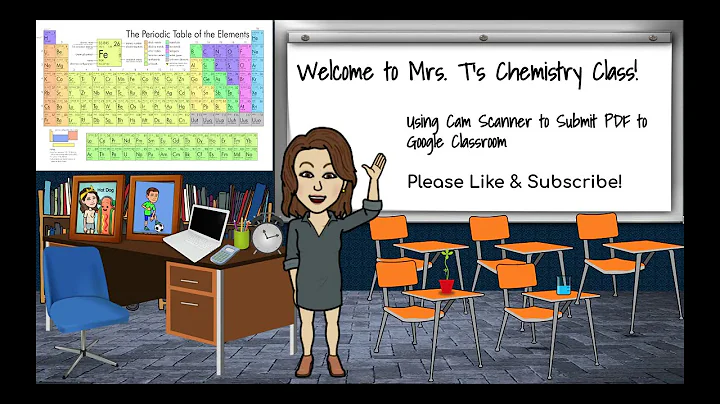 Using CamScanner to Submit PDF of Assignment to Google Classroom Mrs. T Chem Talk Teacher Tech!