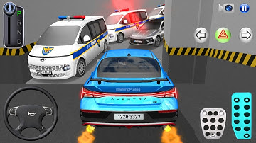 New Elantra N car Stuck in Parking Garage - 3D Driving Class 2025 - 3D Driving Class - Car Game