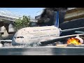 Emergency landing on the river in the city  engine exploded airplane crashes besiege plane crash