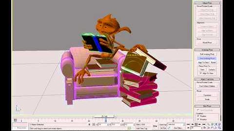 3DStudio MAX - Working Pivot Rollout (3DS Max Video Tutorials)