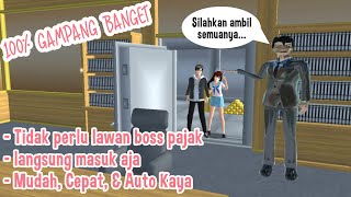 CARA MENGAMBIL UANG DIKANTOR PAJAK TANPA MELAWAN BOSS PAJAK || TUTORIAL SAKURA SCHOOL SIMULATOR