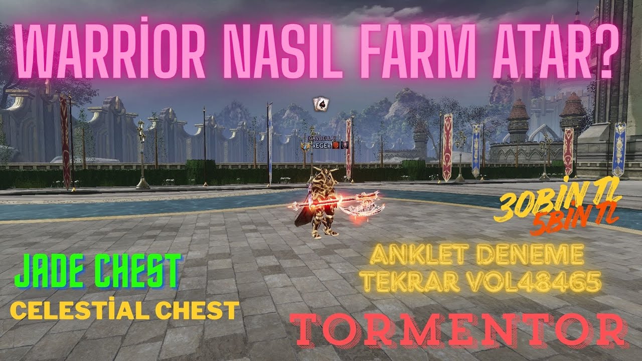 RİSE ONLİNE ! WARRİOR FARM ! FARM İTEM BİLGİSİ ! ANKLET-KUTU-GEM-LUCKY ! #riseonline
