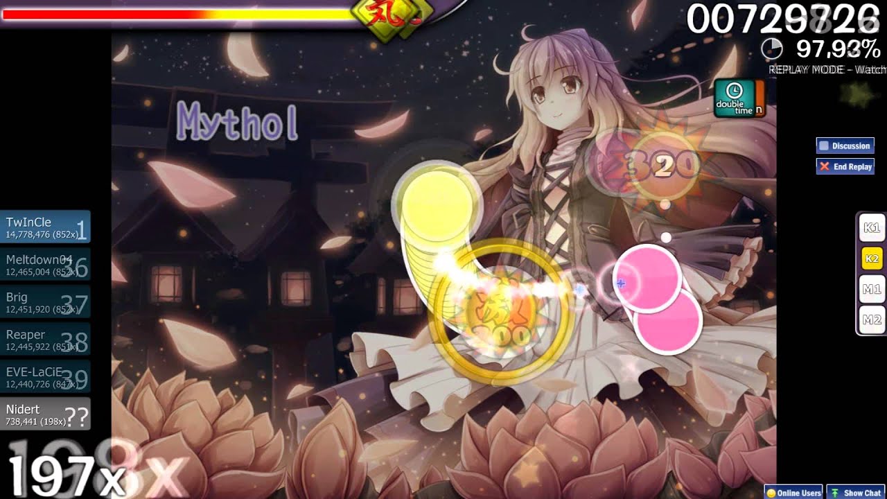 osu! - 3L - Three Magic (cRyo[iceeicee]) [Collab] - Played by Nidert