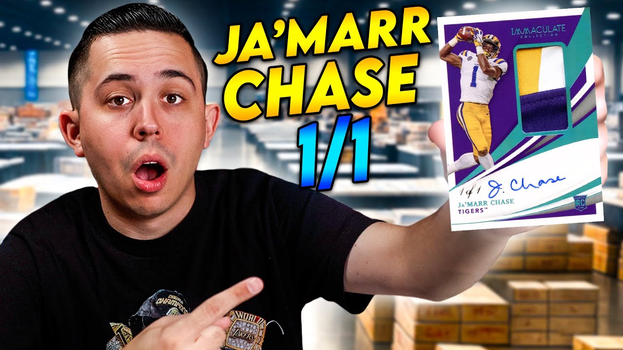 I BOUGHT a Ja'Marr Chase 1/1 RPA At a Card Show! 🔥