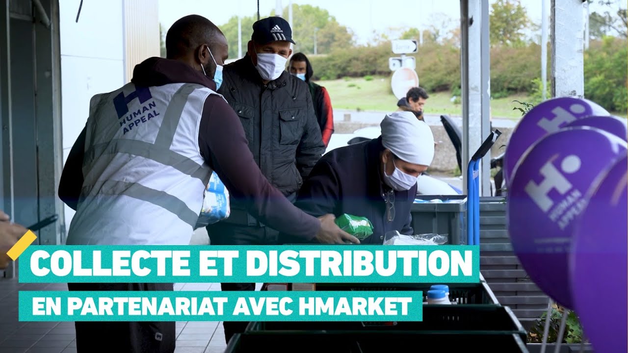 Collecte et redistribution de denrées alimentaires | Human Appeal France
