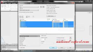 How to use command Batch plot in autocad