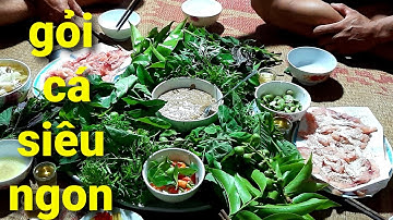 Gỏi Cá Chép Siêu Ngon. Đầu Bếp Đến Từ Hà Nội Hai Làm Rất Chuyên Nghiệp |Biển Nguyễn ngọc.
