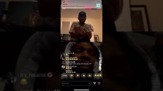 Kyrie Irving Talks To Kevin Durant On Instagram Live About His Performance In The Nba. 12122020