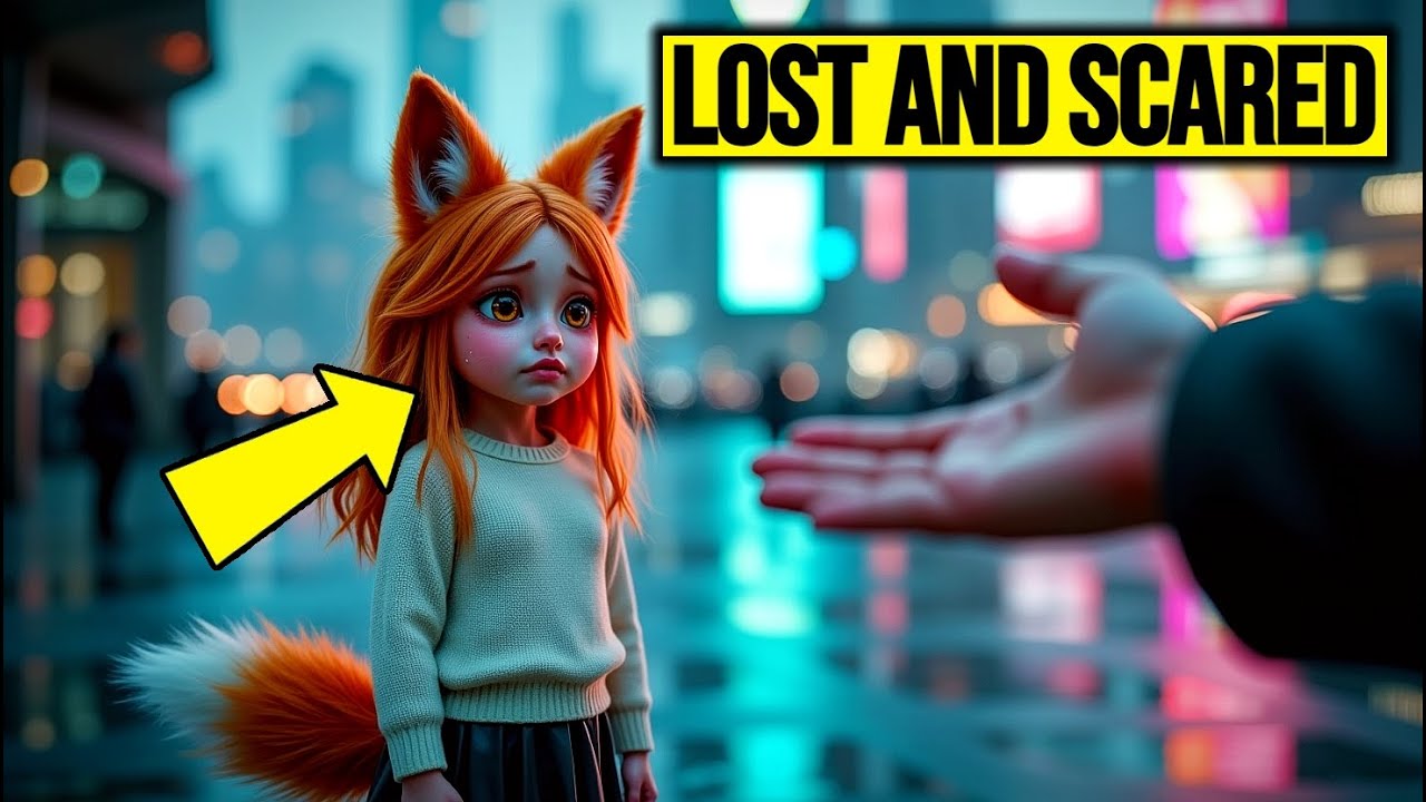 The Tiny Fox-Girl Was Lost... Only The Human Helped Her