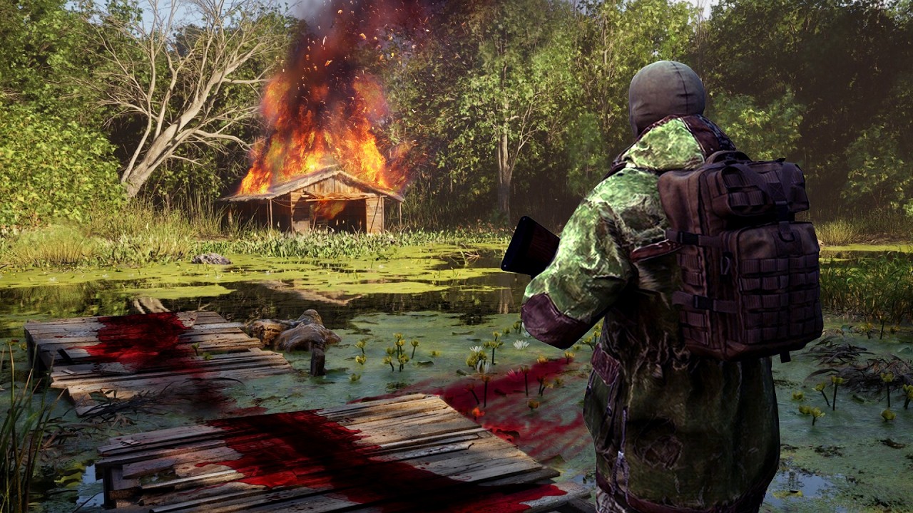 A New Forest Survival Game With Aliens and Hillbillies!