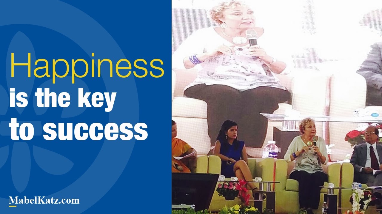 Happiness is the key to success · Peace Ambassador Mabel Katz in India, 2016 ho'oponopono money