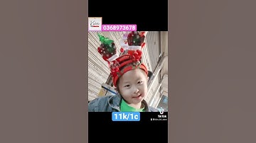 Xả Kho - Bờm Noel Cho Bé,Cài Tóc Noel Siêu Ngộ Nghĩnh ,Dễ Thương (Hàng Loại Đẹp)