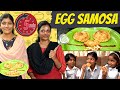 How to do yummy egg samosa   quick snack recipe   inis moms magic