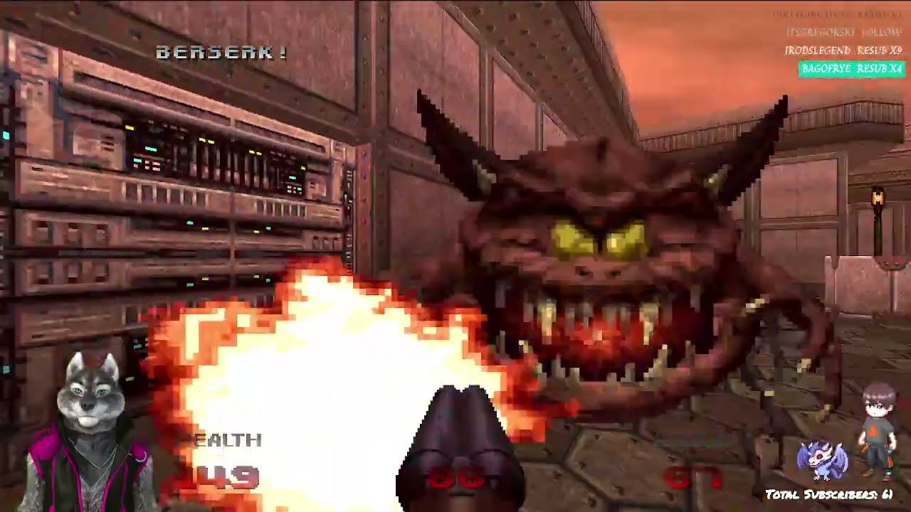 Playtesting Doom64 WAD: Dreamblood! (Day 2)| 18+ | !kappamon