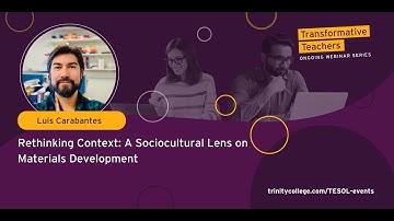 Rethinking Context: A Sociocultural Lens on Materials Development