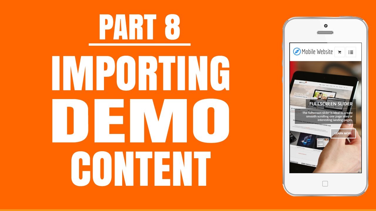 8 - Importing Theme Demo Content - YouTube