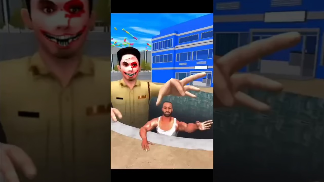 Deepest Pool in Police Station in Indian bike driving 3d 