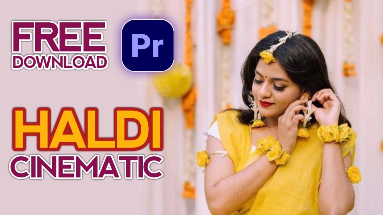 Haldi Ceremony Wedding Premiere Pro Project 2025 | Free Download Template