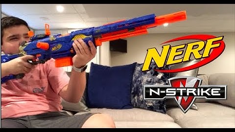 Nerf N- Strike LongStrike CS-6 unboxing and review