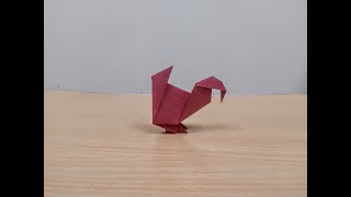 Origami Turkey Step By Step - How To Make Origami Turkey Easy