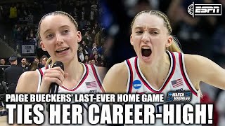 Paige Bueckers ties her CAREER-HIGH with 34 PTS in her LAST-EVER UCONN HOME GAME 🙌 | ESPN CBB