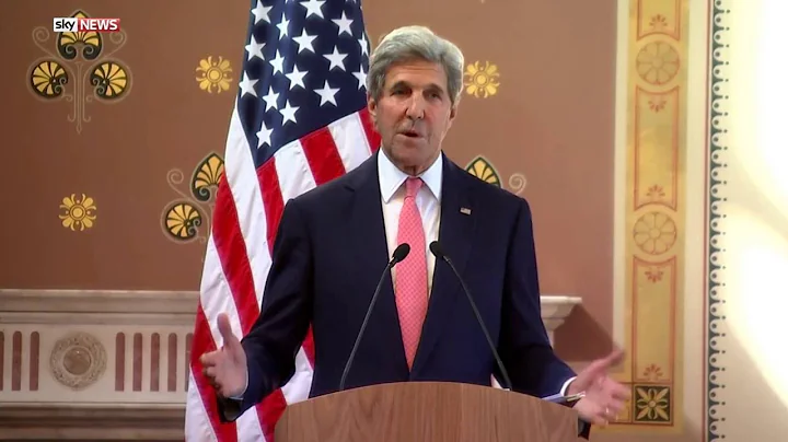 Boris Johnson and John Kerry Face US State Department Press Corps