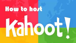 How to host a Kahoot