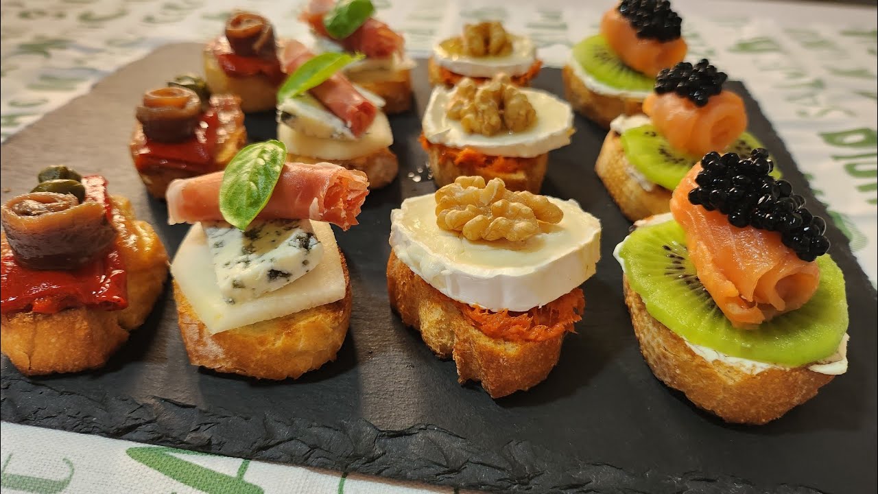 CANAPÉS para Navidad , Variados y Originales #CocinaconMerche